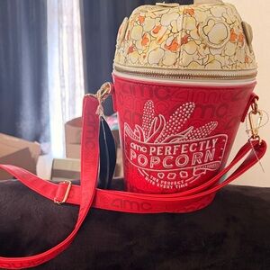 Loungefly Red Popcorn Crossbody Bag